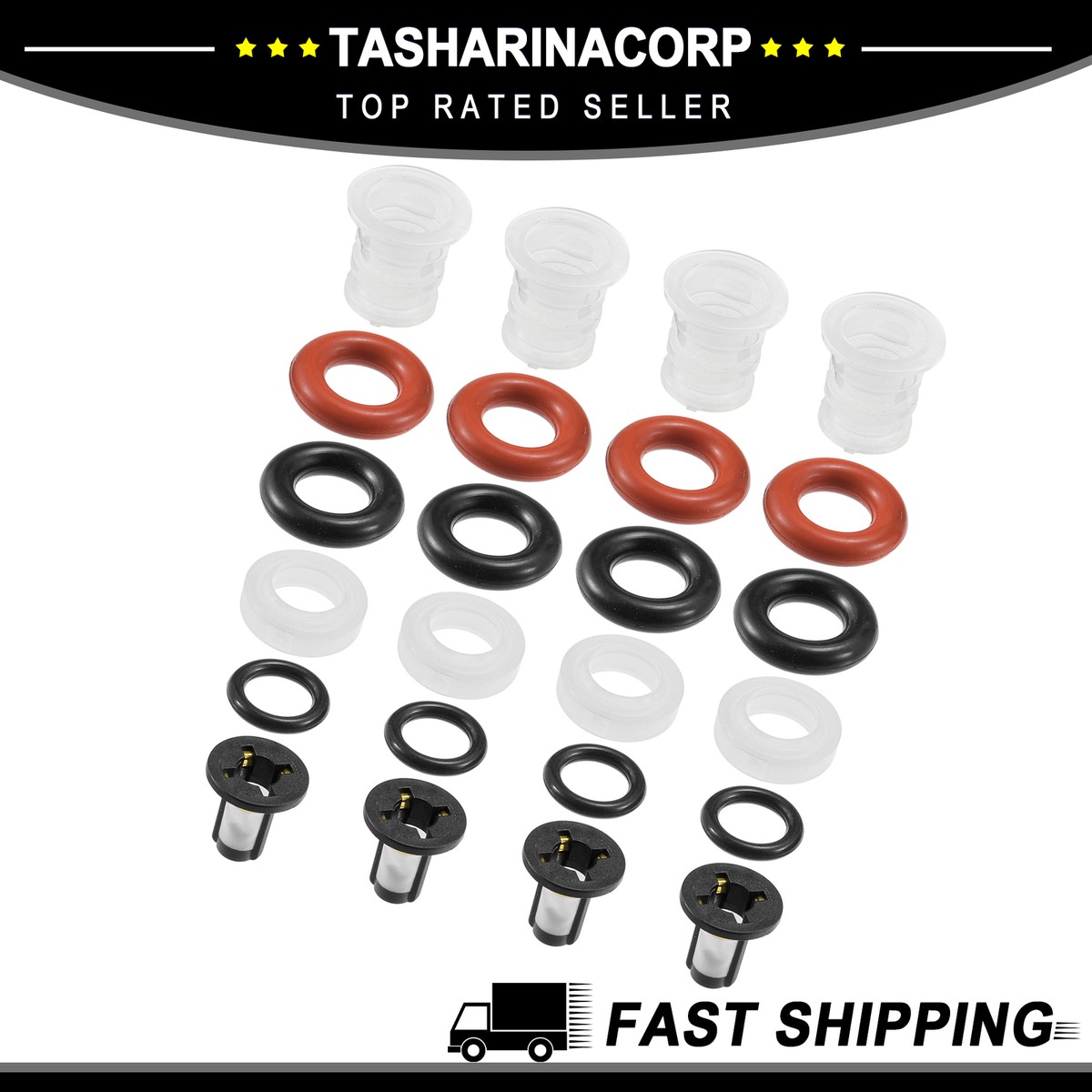 Set of 4 Fuel Injector Seal O-Ring Kit Fit for Honda Civic 2011 | eBay