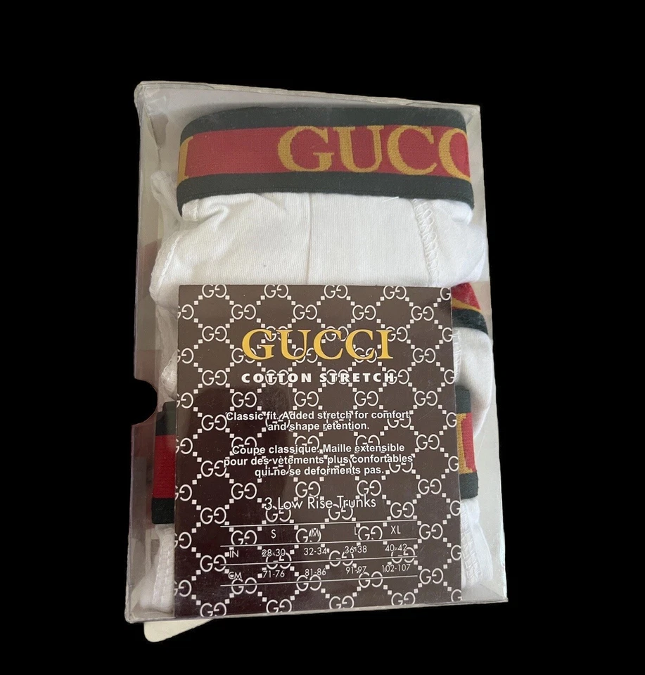 Gucci Boxer Men, Size M , (White) . 3 In Box . Sale price. Nice quality - Image 2 of 2