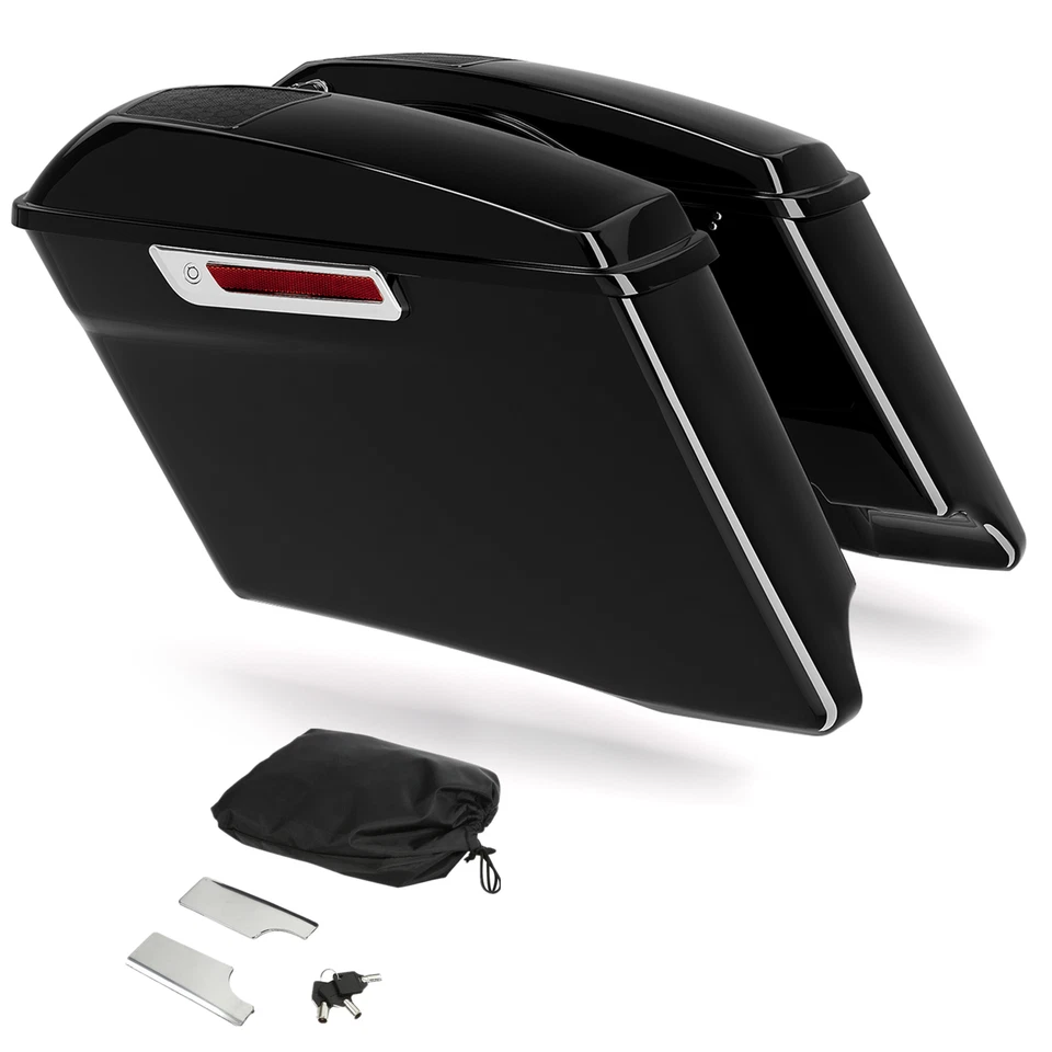 Tapas de altavoz rígidas extendidas de 4" de 6x9" para Harley Electra Road Glide 93-13 Foto 2 de 4