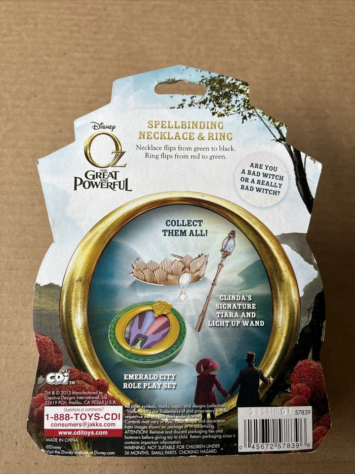 Волшебник страны Оз великий и мощный завораживающий ожерелье и кольцо ведьма - Изображение 3 из 4