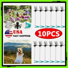 Fake Dragonfly Clip,Clip on Dragonfly for Outdoors 3D Dragonfly Garden Decor 10X