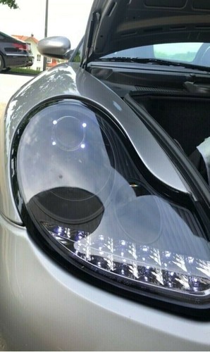 Scheinwerfer für Porsche Boxster 986 Bj 96-04 schwarz Led-Blinker Led-Standlicht - Bild 4 von 9
