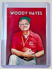 Woody Hayes Limited Artist Signed “Ohio State Buckeyes” Trading Card 3/10