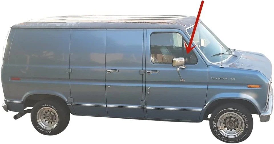 Se adapta a Ford Econoline 1985-1991 pasajero lado derecho ventilación delantera ventana de vidrio Foto 2 de 4