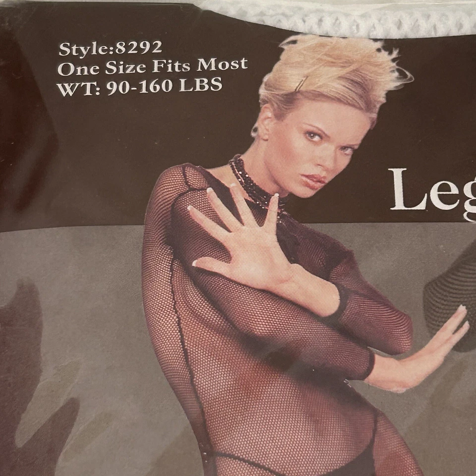 Body Leg Avenue BLANCO Red con Tanga Talla Única Foto 4 de 4