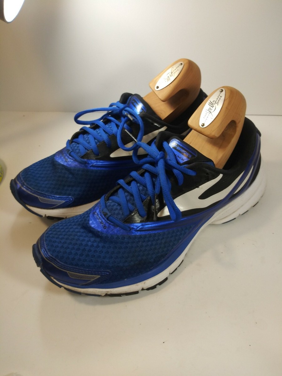 BROOKS LAUNCH 4 ELECTRIC BLUE MENS SIZE 9.5 D | eBay display picture 2
