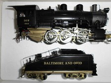 Samhongsa Ga0 - ST 504 - Locomotive à vapeur et tender - peint en laiton - Emballage d'origine - PRR 16S - 0-3-0