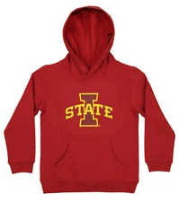Outerstuff NCAA Kids (4-7) Iowa State Cyclones Sueded Fan Hoodie