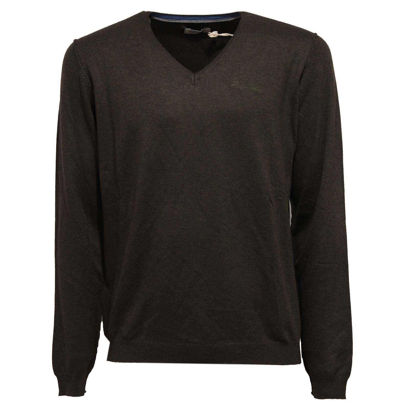 5571K maglione uomo FRED MELLO зеленый меланжевый свитер мужской