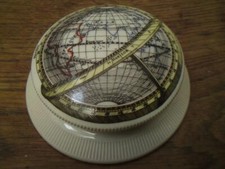 Optimago pottery paperweight -  Andreas Cellarius style Cercle Horaire Méridien