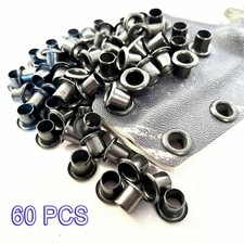 Set Of 60 Silverish 8-8 1/4" Rivets Eyelets Holster Sheath Hardware For Kydex