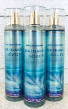 3 Bath  Body Works SEA ISLAND SHORE Fine Fragrance Mist 8oz LOT/SET of 3