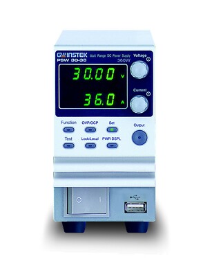 GW Instek PSW 30-36 Programmable DC Auto Range Power Supply 360W 30V 36A