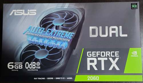 Asus GeForce RTX 2060 DUAL 6G EVO 6GB GDDR6 Graphics Card