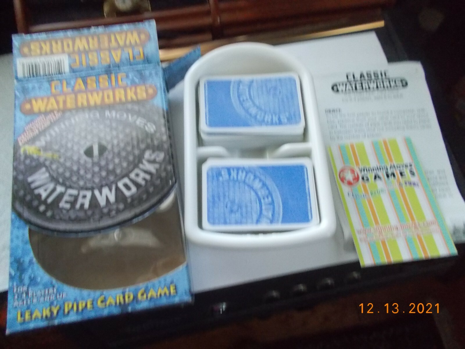Water Works Card Classic Waterworks Leaky Pipe Card Game, Complete, from Winning Moves ...