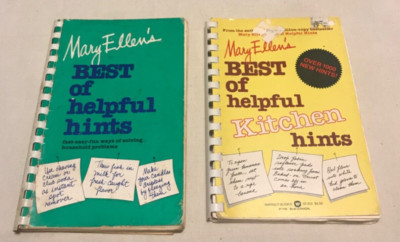 Mary Ellens Best of Helpful Hints 1979 and Best of Kitchen Helpful Hints 1980
