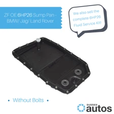 New OEM ZF 6HP26 Automatic Transmission Fluid Sump Pan 0501216243 - No Bolts