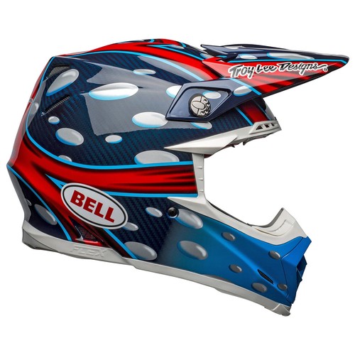 Casco Moto Cross Carbonio 3K BELL Moto-9 Flex McGrath Replica tg. XL | eBay