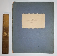 1887 Hand Written Manuscript 18 Pages Philosophy Hans Altmüller German Original