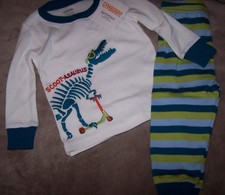 NWT GYMBOREE DINOSAUR SCOOT-ASAURUS SCOOTER PAJAMAS PJS GYMMIES 12-18 mo