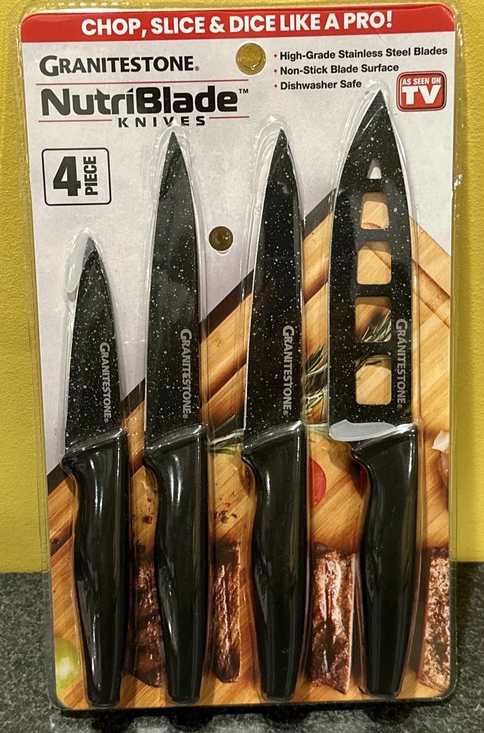 Granitestone Nutriblade Knives Set 4 Pieces (as Seen On Tv) eBay