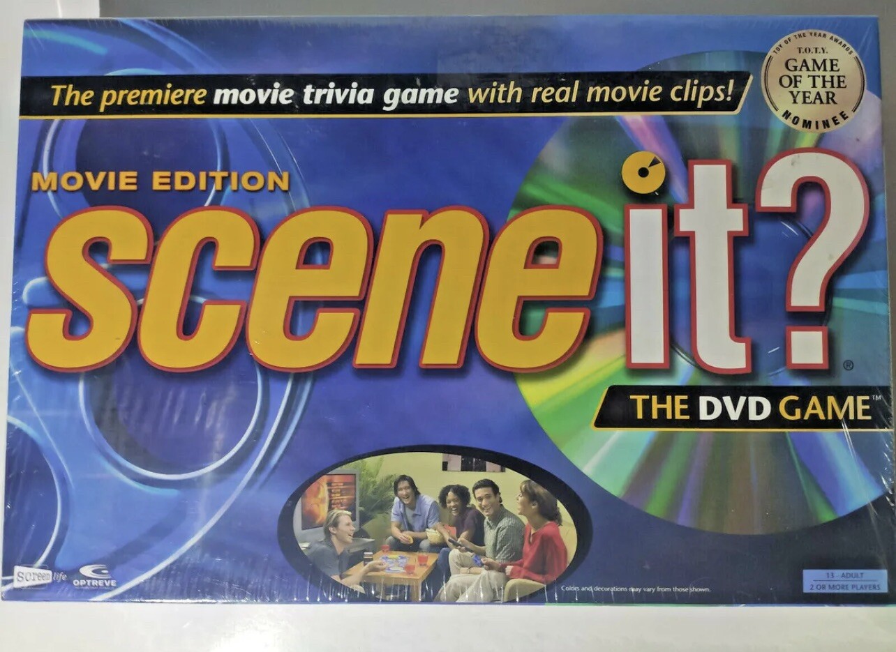 Scene it DVD GAME MOVIE EDITION TRIVIA WITH REAL MOVIE CLIPS New And Sealed