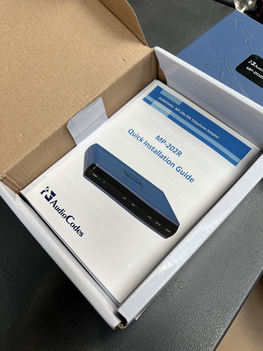 AudioCodes MP-202R GGWV00630 2 FXS Port VoIP Adapter SIP MGCP ATA NEW - 第 2/3 張圖片