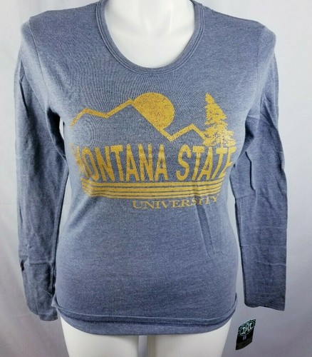 NCAA Montana State Women's Size L Long Sleeve T Shirt Blue, Alma Mater - Picture 2 of 6