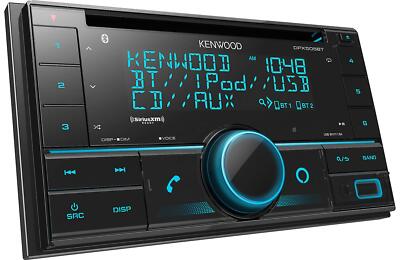 KENWOOD DPX-U740BT 2DIN CD Player Bluetooth USB AUX iPod Tested