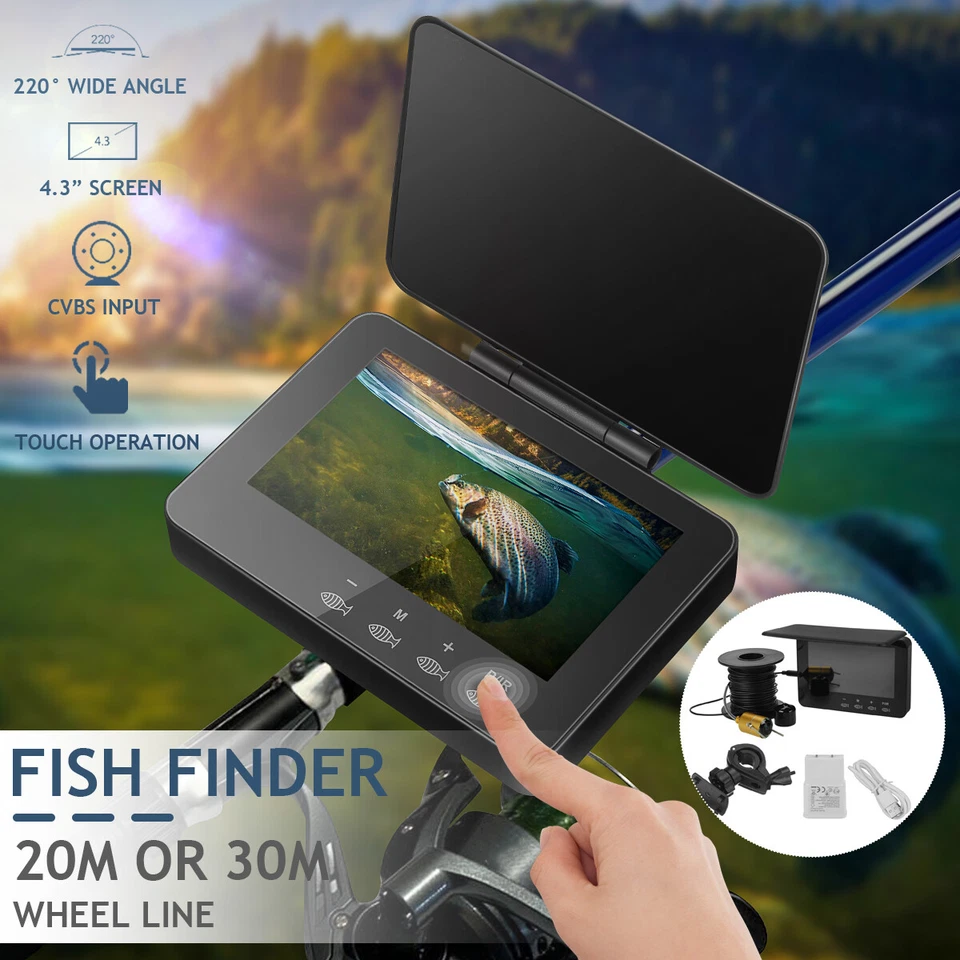 4.3 inch 1000TVL Fish Finder Underwater Fishing Camera For Ice/Sea/River Fishing - Image 2 of 4