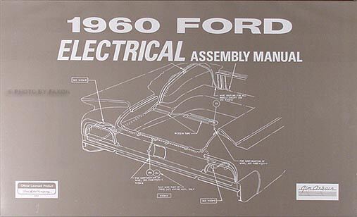1960 Ford Electrical Assembly Manual Galaxie Fairlane