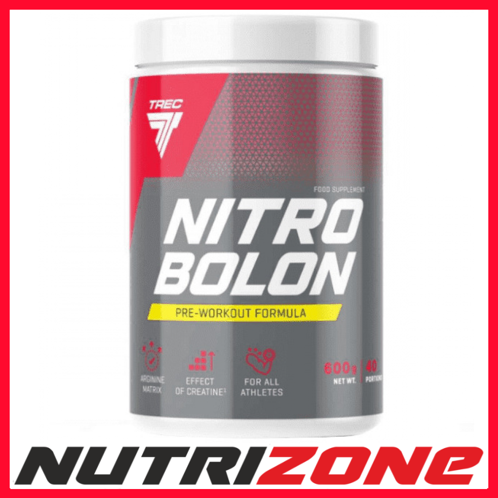 Trec Nutrition NitroBolon Training Booster Powder Creatine Taurine, Orange 600g