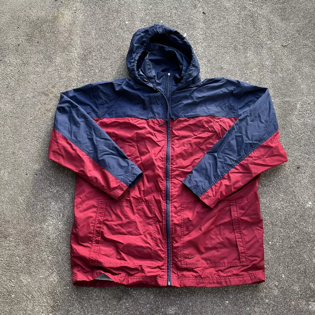 ulæselig interferens Skifte tøj Vintage 2000s Nike Red Blue Zip Up Windbreaker Jacket Hooded Lined Size L/XL | eBay ulæselig interferens Skifte tøj Vintage 2000s Nike Red Blue Zip Up Windbreaker Jacket Hooded Lined Size L/XL | eBay