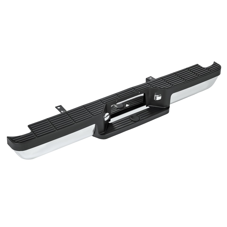 Chrome/ Black Rear Step Bumper Face Bar Step Pad For Ford Ranger ...
