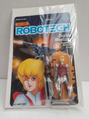 Matchbox Robotech Defence Force Dana Sterling Figur 1985 MOC - neu & noch OVP