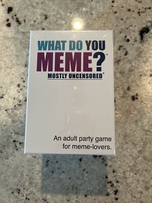 What Do You Meme? Mostly Uncensored. An Adult Party Game For Meme-Lovers NEW 