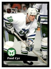 1991 Pro Set #88 Paul Cyr - Hartford Whalers UER