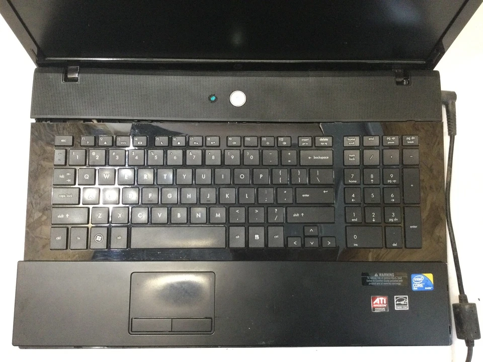 HP PROBOOK 4710S - FOR PARTS - INTEL CORE 2 DUO - NO RAM - READ DESCRIPTION - BB - Image 3 of 4