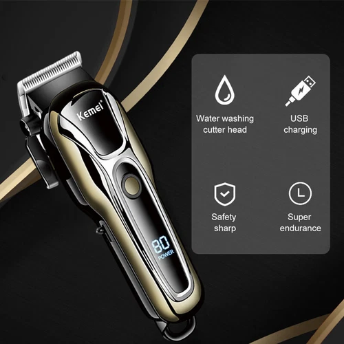 Kemei-1900/1995 Hair Trimmer & Clipper Cordless Electric Cutting Machine US SHIP - Picture 3 of 31