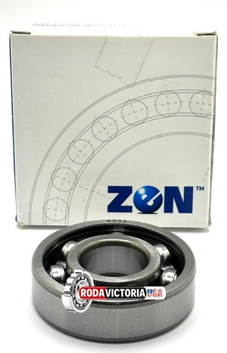 CUSCINETTO A SFERE ZEN 6305 SCANALATO PROFONDO, TIPO APERTO, SENZA GUARNIZIONI 25x62x17mm - Foto 3 di 5