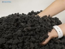 40 lbs. Charcoal Shredded Foam 1.8lbs density 70ILD FIRM stuffing for bean bags