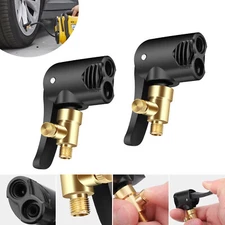 2-in-1 Deflateable Air Chuck Schrader & Presta Inflator Deflator Valves