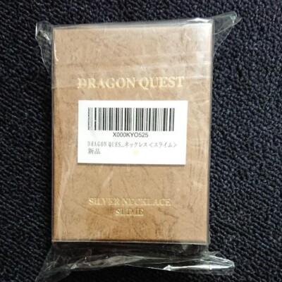 [New] Dragon Quest Silver Necklace Slime Square Enix  With box  FROM JAPAN #01