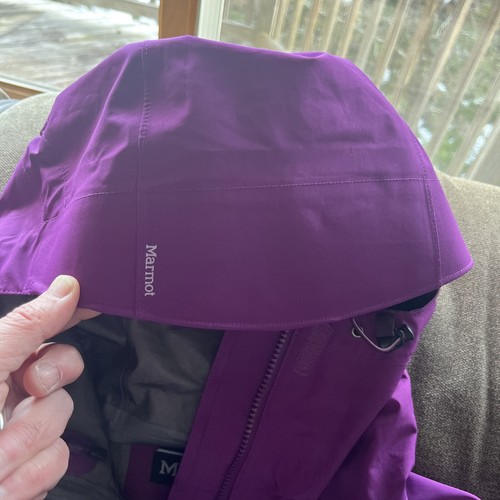Marmot Spire Jacket Berry sz M gortex waterproof ski snowboard hiking Gorpcore - Picture 9 of 11
