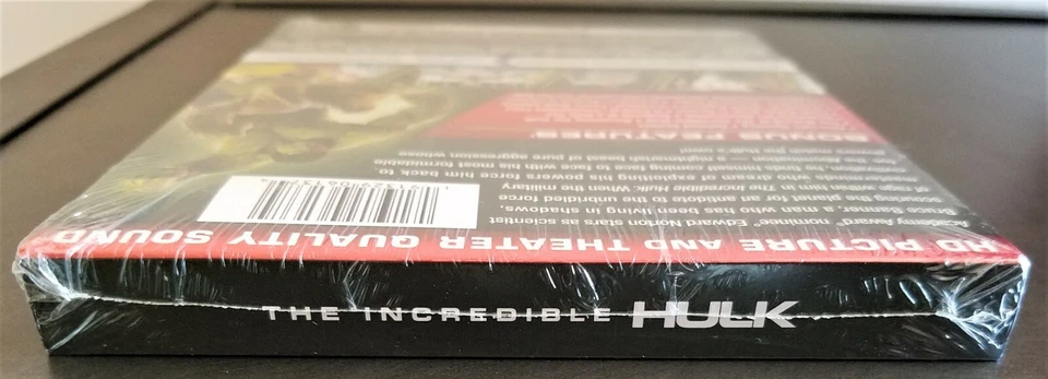 THE INCREDIBLE HULK (2008) Blu-Ray FYE USA Exclusive Limited Edition STEELBOOK Foto 4 de 4