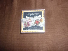 Longaberger Reversible Mail Postage Stamp Basket Tie-On