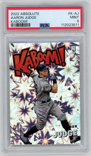 2022 Panini Absolute Aaron Judge #K-AJ Kaboom! PSA 9