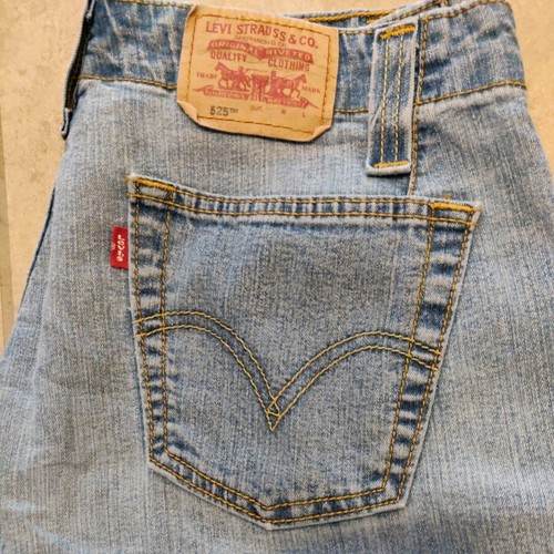 blue denim jeans light wash mid rise 