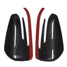 Red Line Carbon Fiber Look Plastic Side Mirror Cover Fits 10-13 W221 S550 S63