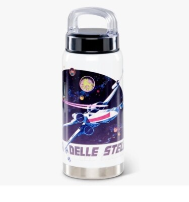 Star Wars White 36 Oz Growler Tumbler Guerra Della Stelle NWT